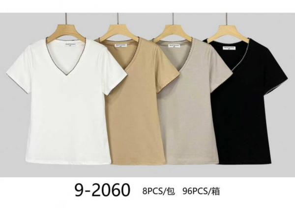 Bluzki damskie Roz Standard, Mix Kolor Paczka 8 szt